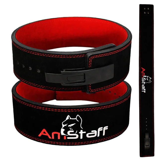 AmStaff 피트니스 10mm 레버 버클 파워리프팅 벨트