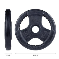 Olympijské talíře Virgin Rubber Grip 2 palce