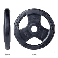 Olympijské talíře Virgin Rubber Grip 2 palce