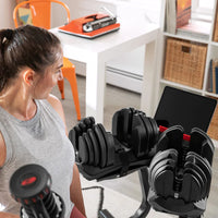 Bowflex SelectTech 1090 조절식 덤벨(스탠드 포함)