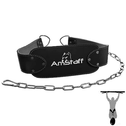 AmStaff Fitness Leather Dip Belt