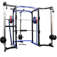 Thumbnail for AmStaff TR023 Power / Squat Rack with Lat Pull Down & Cable Crossover