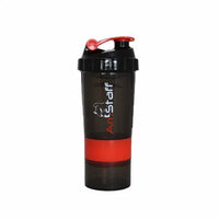 Fitness shaker AmStaff se 2 úložnými nádobami